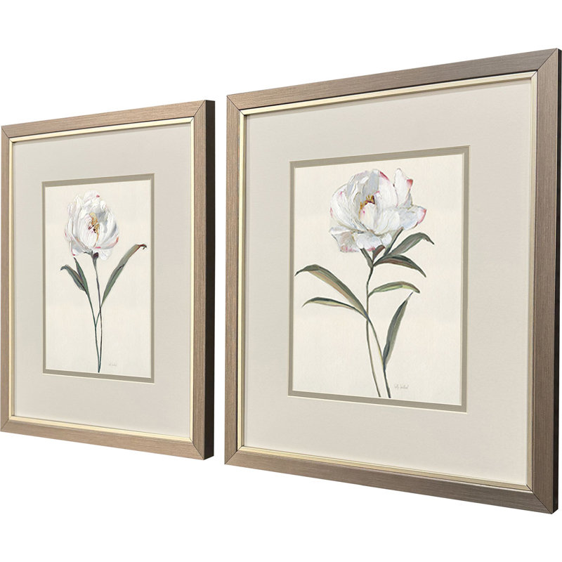 Pivoine grand, art encadré
