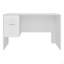 Bureau, 2 tiroirs, blanc