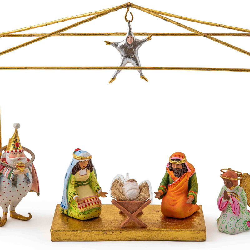 Patience Brewster World Edition Mini Nativity Introductory 12-Piece Set