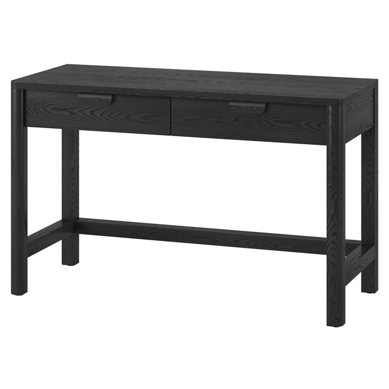 Bureau rectangulaire 48 po Nev, Noir, noir, noir, noir
