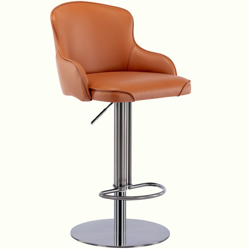 Tinsman Swivel Bar Stools, Brown