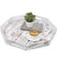 Luziano Octagonal Wood Ottoman/Coffee Table Tray