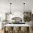 4-light Dimmable Led Modern Liner Chandelier-1926179824