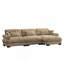 Canapé modulaire en velours surdimensionné Comfort-2061420760