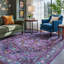 Tapis de salon bohémien marocain rétro antidérapant lavable-133275505