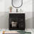 30" Black Bathroom Vanity with no sink
