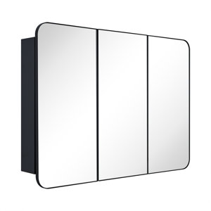 Ronelda 3 Door Medicine Cabinet Adjustable with Adjustable 6 - Shelves