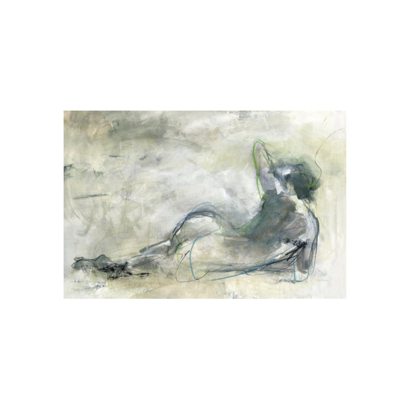 La Sieste par Emma Brooks - impression, Gel coupé au couteau, H 40 po x l 60 po x 1,5 po