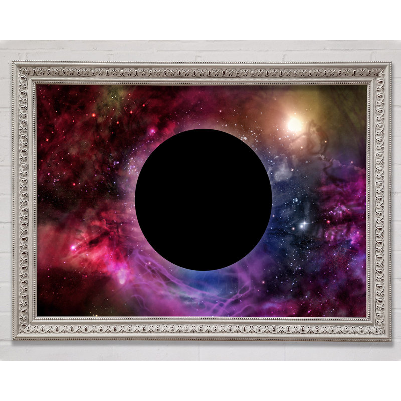 Galaxy Eclipse - Single Picture Frame Print, 59.7cm H x 84.1cm W x 3cm D