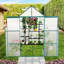 Serre en polycarbonate de 8 pi x 6 pi avec cadre stable - pour une utilisation extérieure toutes saisons et base idéale pour le jardinage