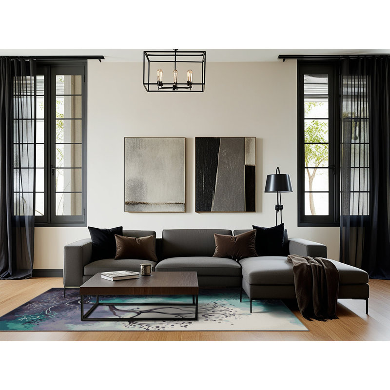 Serene Sapling Rug, Rectangle 2' x 3'