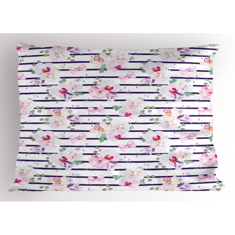 Spring Polyester Sham Set, Queen
