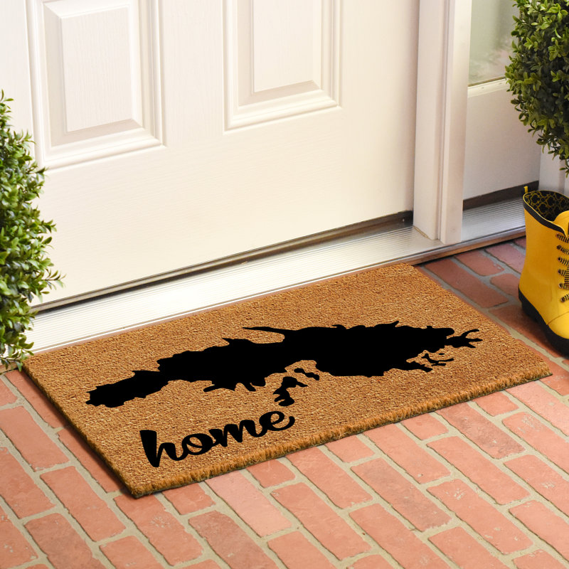 Tapis de porte pour l’extérieur antidérapant st. thomas Sirkanungo, L 0,6 po x l 36 po x P 24 po
