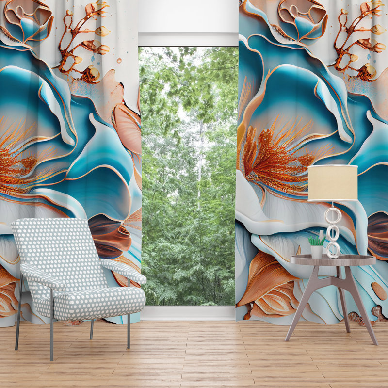 Kaiti Room Darkening Curtain, 20" W x 61" L