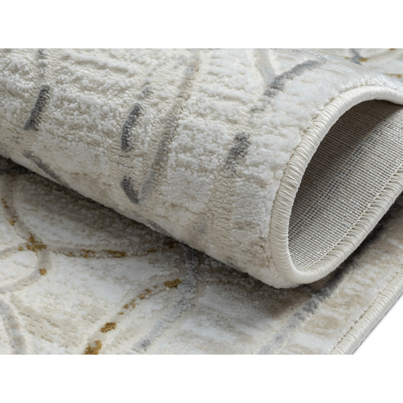 Noemi cream Rug, Rectangle 200 x 290cm