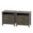21.7" Nightstand with 2 Drawers(Set of 2)-1899125444