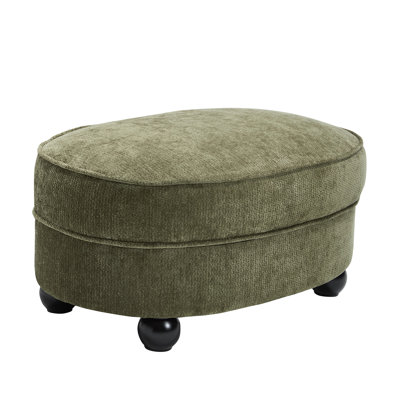 31.9" Chenille Upholstered Ottomans