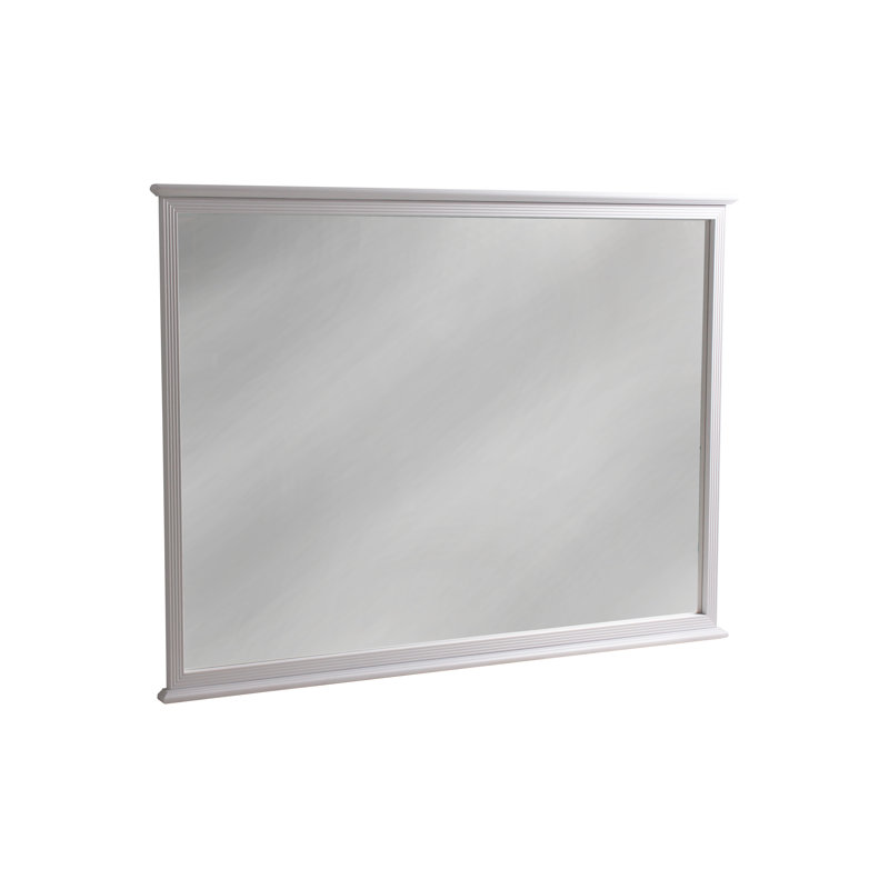 Kayla Wood Flat Wall Mirror