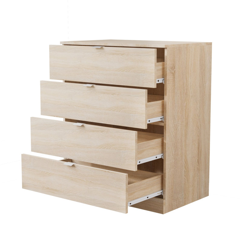 Chest Of 4 Drawers Cd401, Sonoma Oak