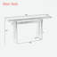Console élégante avec silhouette géométrique-314124720