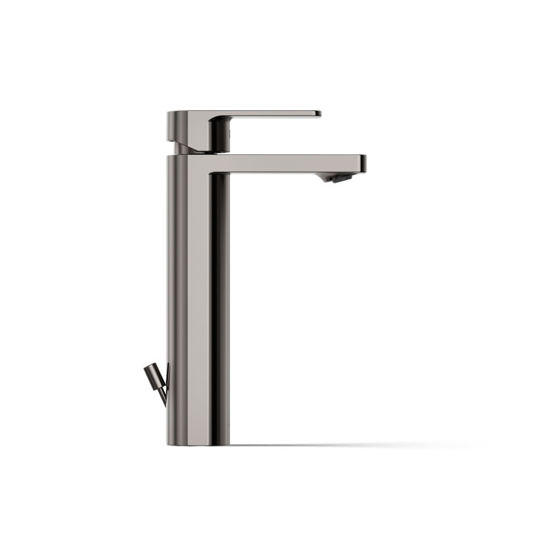 Parallel™ Tall Single-Handle Bathroom Sink Faucet, Single-Hole Faucet with Pop-Up Drain, 1.2 GPM, Gray, 1