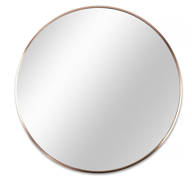 Miroir rond en métal