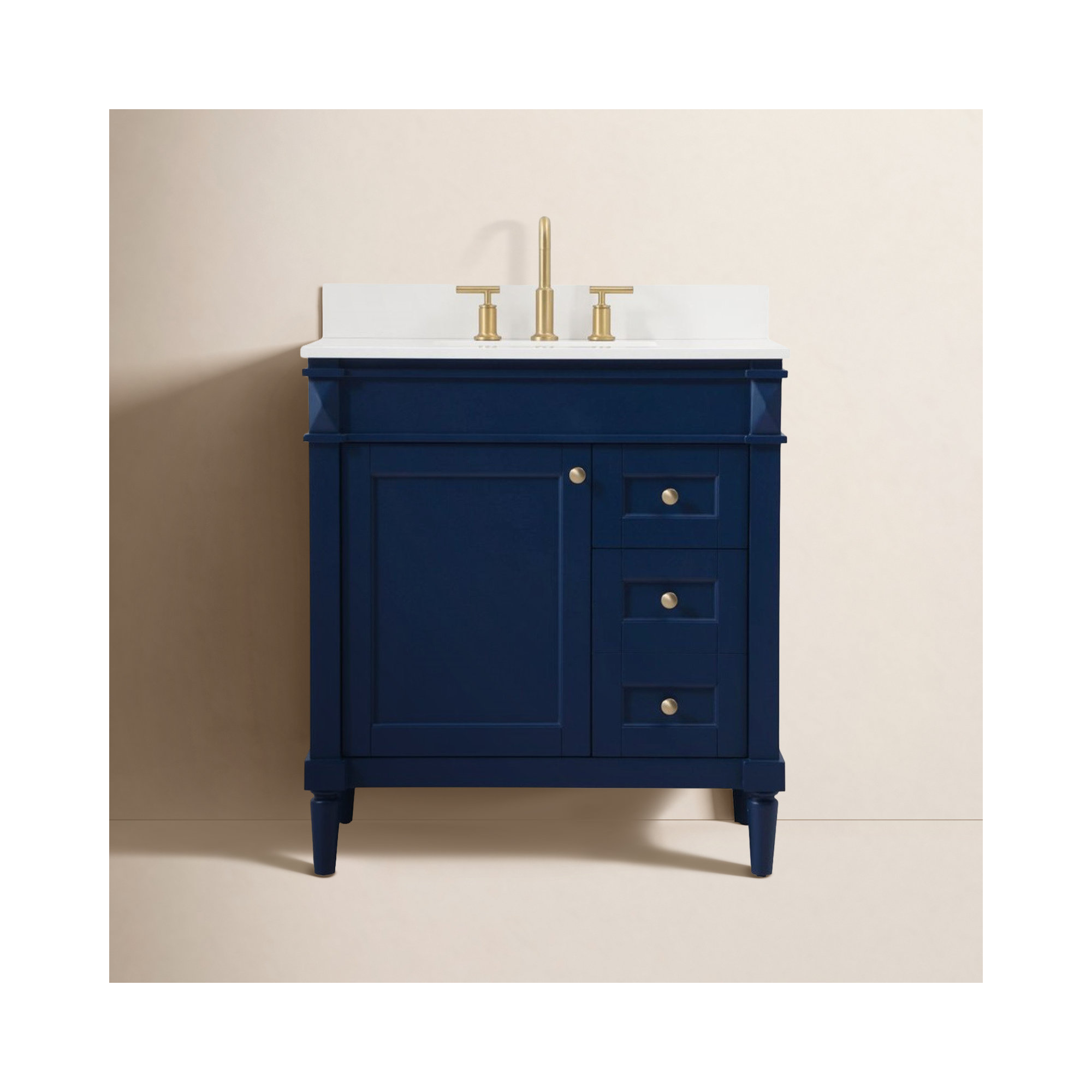 Readington 32'' Single Bathroom Vanity, Blue