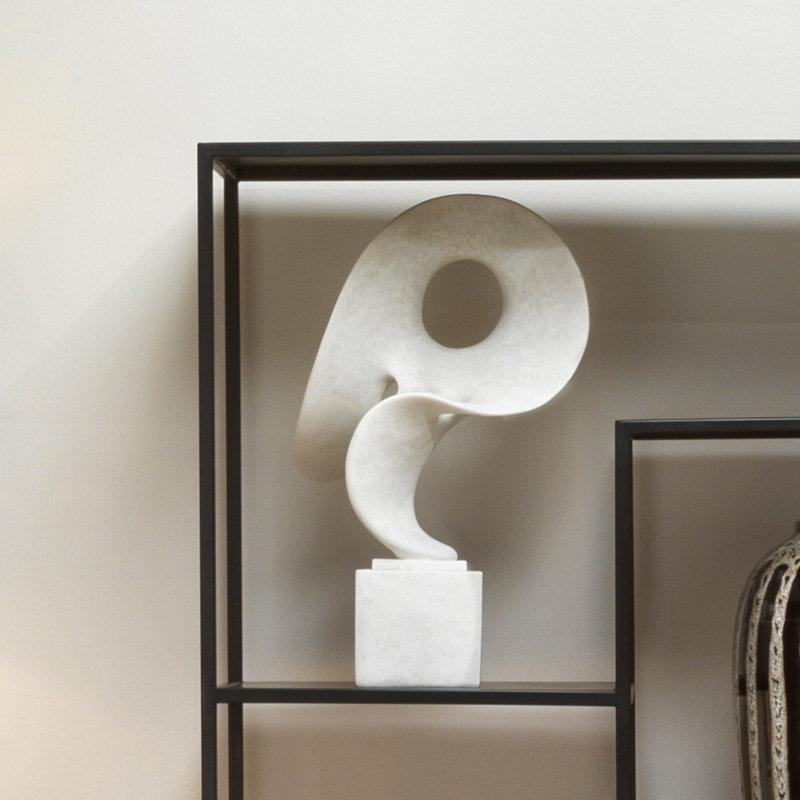 Obscure Object on Stand in Off White Resin