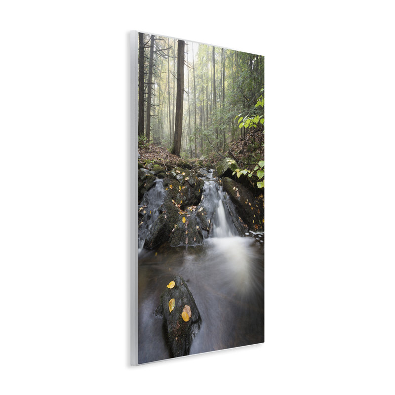 Misty Stream Adirondacks Wall Plaque, design by James Rodewald, 15" H x 10" W