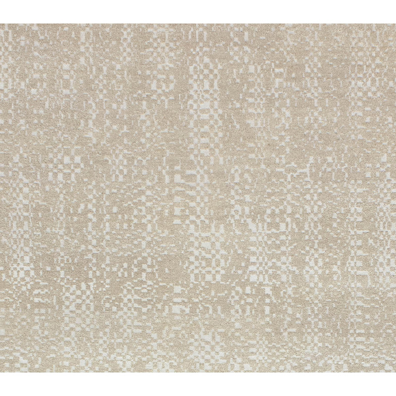 Hand Knotted Area Rug in Bone, Rectangle 8' x 10'