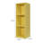 Bomeda 3-Tier Bookshelf Open Shelf Bookcase, Yellow-464077340-464077341