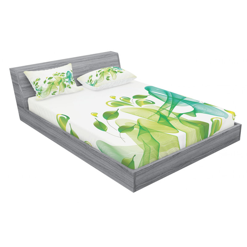 Microfiber Floral Sheet Set