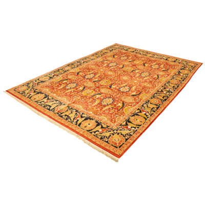 Tapis décoratif en laine de conception unique noué à la main New Age Pakd 10 pi 1 po x 14 pi