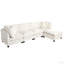 Canapé modulaire rembourré U-Style avec repose-pieds de rangement amovible, 2 porte-gobelets cachés, canapé modulaire pour le salon-499214882
