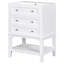 Meuble-lavabo de salle de bain 24 po avec lavabo en céramique et tiroir 24 po