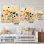 Art mural acrylique minimaliste beige Mid-Century-2050995975