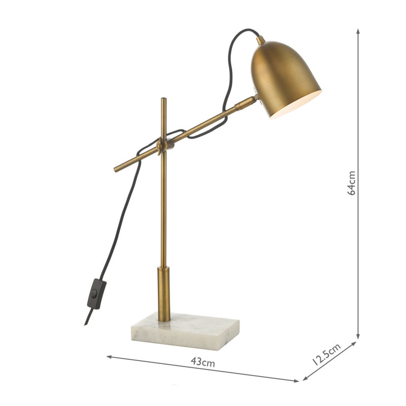 Zola Metal Desk Lamp