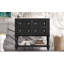 Ensemble de meuble-lavabo avec lavabo 36 po, lavabo en céramique encastré, ensemble de meuble-lavabo autoportant avec 4 tiroirs, meuble-lavabo à cadre en bois massif, noir-508711669