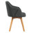 Fegan Swivel Linen Upholstered Back Side Chair-879140303-913849420