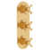 Oak Hill 3-Handle Slim Valve With Cross Handles