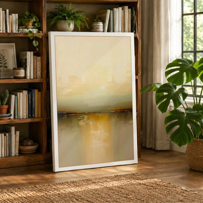 Horizon at Dawn Minimalist - Wrapped Canvas