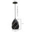 Caleah 1 - Light Black Pendant