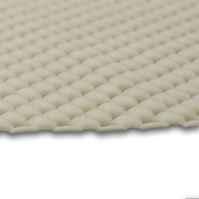 Ultra-Slim Non-Slip 8' x 10' White Rug Gripper Pad