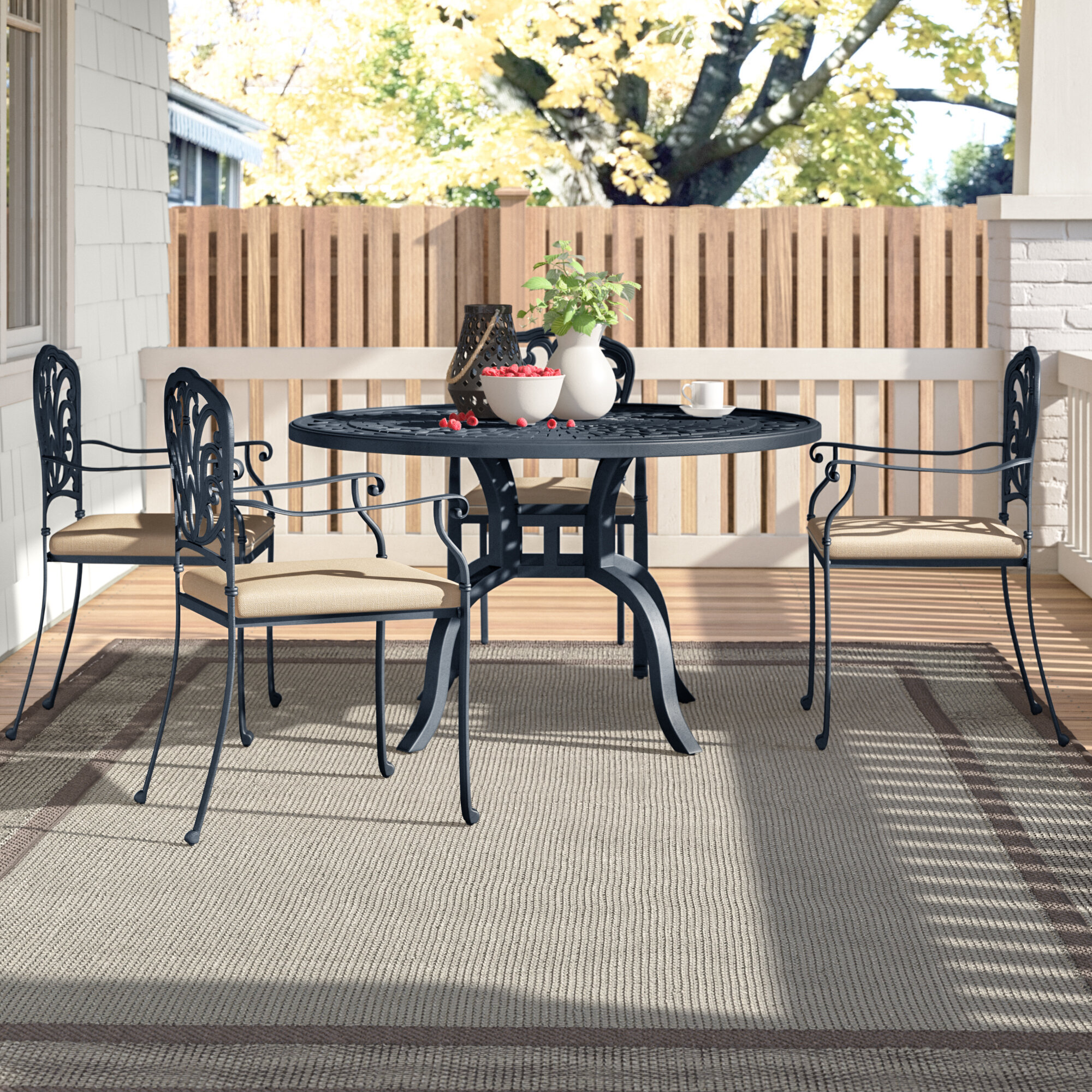 Hampton Bay Outdoor Patio Dining Sets You ll Love Wayfair