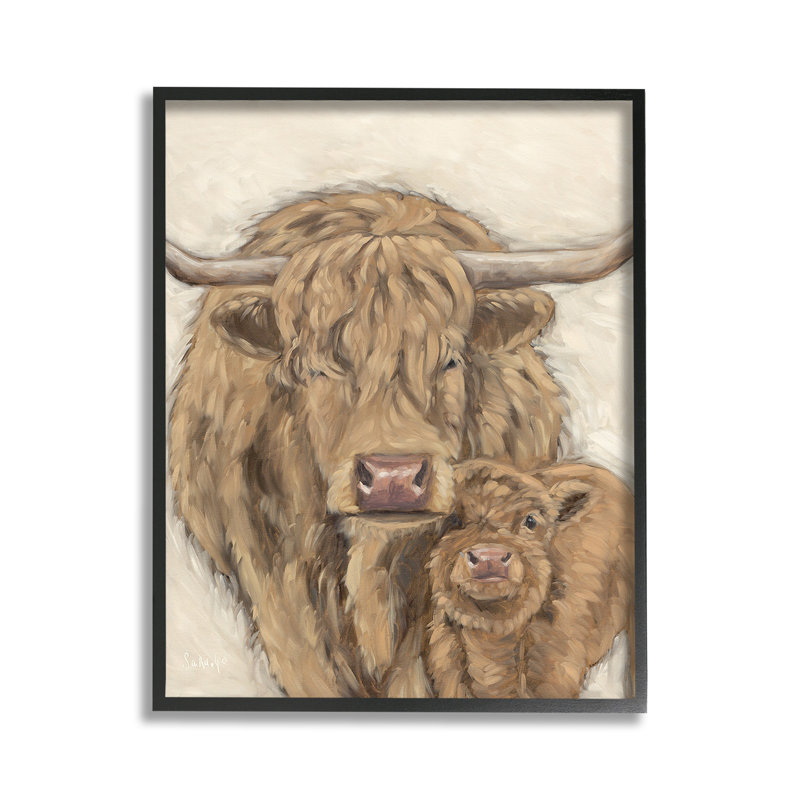 Giclée encadrée par Highland, Giclée encadrée noir minuit, H 14 po x l 11 po