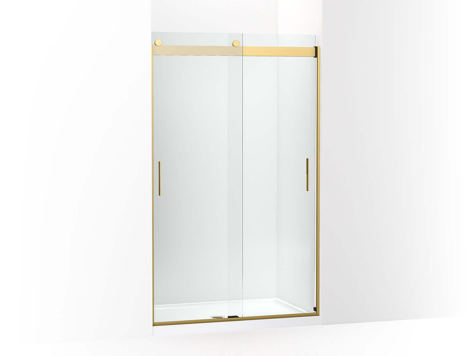 Kohler Levity Sliding Shower Door, 78" H x 44-5/8 - 47-5/8" W, With 5/ ...