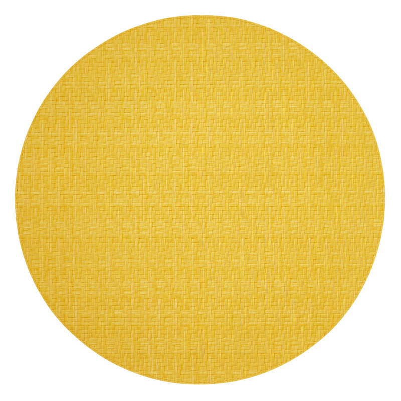Wicker 100% Pthalate-free Vinyl Round Placemats