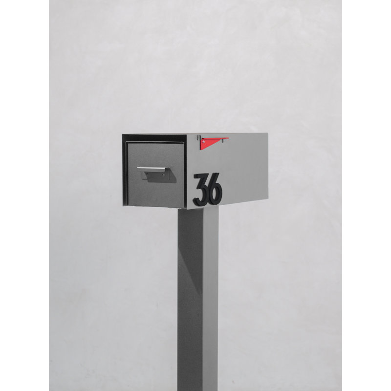 Boîte aux lettres Malone, gris, Oui