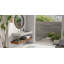 Lavabo de salle de bain mural en résine gris matte 47,2 "x 19,7" Badeloft WT-04-C-MGRY-138216682
