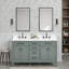Madison 60" Double Bathroom Vanity with Carrara Marble Top-1635863093-1698176546